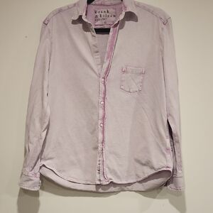 Frank & Eileen Woman's Light Purple Button Up Shirt